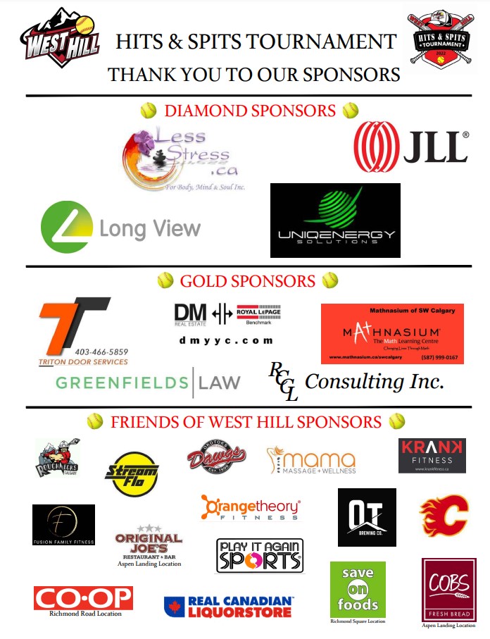 2022 WHS Tournament Sponsor Sheet 2022 WHS Tournament Sponsor Sheet